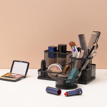 3-set Desk Organisers, Pen Holder For Stationeries & Pencils, Accessories 