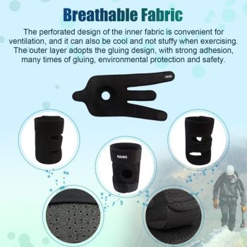Adjustable Knee Brace Compression Sleeve for Pain Relief Meniscus Arthritis Workout