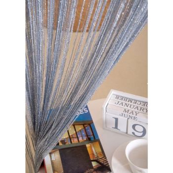 Fringe Door Curtain Wall Panel Room Divider for Home Patio Bedroom Cafe, 1 x 2 m