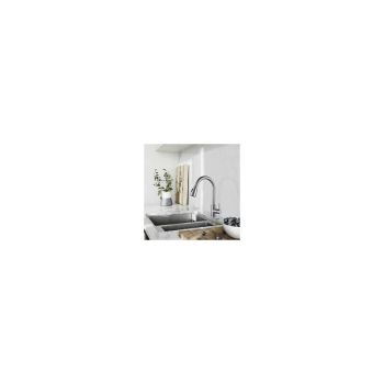 304 Stainless Steel Pull Out Kitchen Sink Mixer Faucet 360 Degree Rotatable