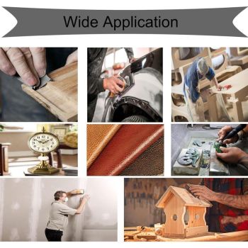 10 Pcs Wet Dry 1000 Grit Sandpaper Abrasive Sheets, 9 x 3.6 inch