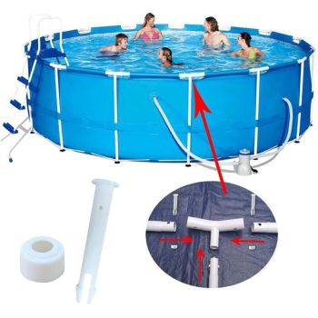 24 Pcs Plastic Swimming Pool Frame Joint Replacement Pins
