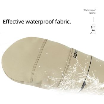 Waterproof Windproof Thermal Winter Gloves - Ski Gloves for Men & Women - Removable Wrist Support - Suitable for Snowboarding, Winter Sports, Cold Weather (Size XL, Khaki)