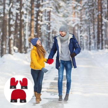 Three-Piece Ski Gloves Set for Couples - Couples' Gloves - Warm Gloves - Ski Gloves - Snow Gloves