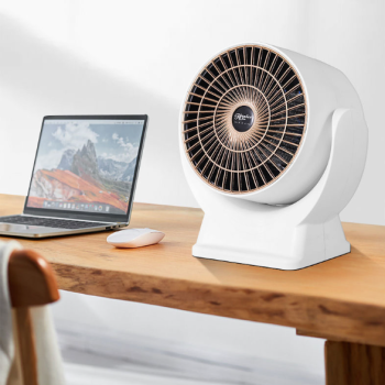 Desktop Warm Air Circulation Heater Quiet Adjustable Angle Space Heater