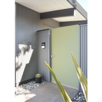 Solar Motion Sensor Wall Light, Rechargeable Outdoor Security Lamp, 1 Piece