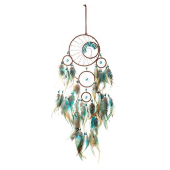 Handmade Dream Catcher with Feathers, Bohemian Wall Hanging Wind Chime Decor