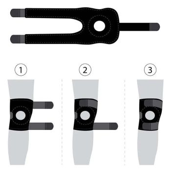 Knee Brace Support Sleeve for Compression and Joint Stability