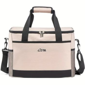 Portable Insulated Cooler Bag for Camping and Picnics, Durable Thermal Storage Tote, Blue