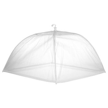 15 Inch Mesh Food Cover, Collapsible Lace Tent for BBQ and Kitchen Insect Protection