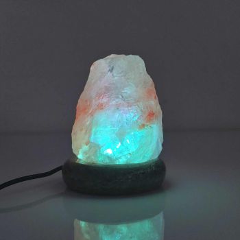 USB Color Changing Himalayan Salt Lamp, Pink Natural Rock LED Night Light