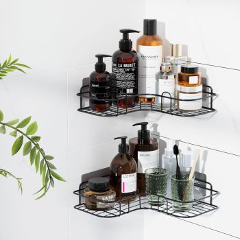 2 Pack Bathroom Corner Shelf Storage Racks