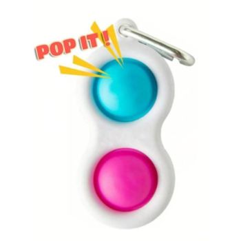 Mini Push Bubble Item, Purple and Green