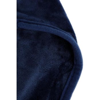 USB Rechargeable Heated Blanket Soft Flannel Blue, 100 x 70 cm