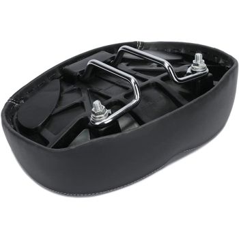 Black Bicycle Saddle Shock Absorbing Wide Seat Cushion Unisex, 26 x 17 x 9 cm