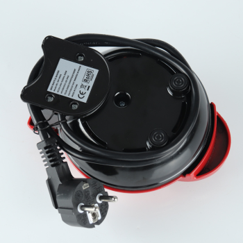 420W Mini Portable Electric Waffle Maker,  ideal for home breakfast, pancake & dessert baking（Red heart）