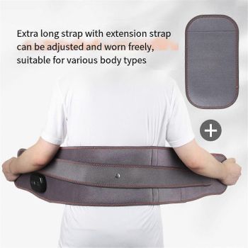 Rechargeable Heating Massage Belt with Warm Compress and Red Light