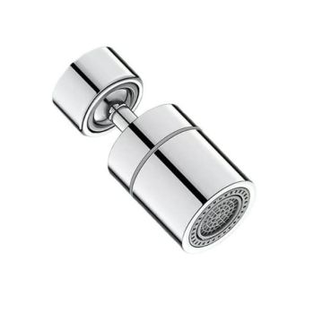 Dual-Mode Faucet Aerator with 720 Degree Rotation 0, ABS material, 720 degree rotation, multiple spray modes, universal compatibility
