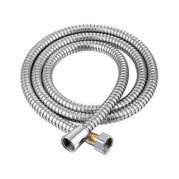 3 m shower hose, flexible expandable universal shower hose Explosion-proof, twist-free and corrosion-resistant stainless steel hose. , Chrome Finish