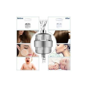 Shower Filter, Anti-limescale Shower Filter- Filters chloramine, fluoride and heavy metals, Shower Filter with Replacea