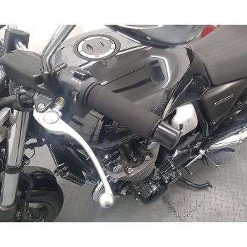 Replacement 2-pack motorcycle anti-vibration handle covers Inner diameter: 31mm (applicable range: 3.17-3.68 cm) Comfort foam non-slip for all handles