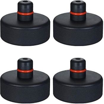 Tesla Model 3 / Y/s/x Jack Pad Pucks Jack Lift Pad Adapter Tool with storage box (protects battery and chassis) null none, Made of Rubber, Black Color