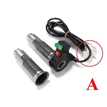 Compatible Throttle Handle 60v 3 Gears Shift Lever With Signal Electric Bicycle Modification Part For Harley Citycoco Scooter Motorcycle E-bike