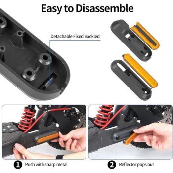 High Performance Scooter Wheel Cover Reflector Strip Replacement for  Xiaomi M365, Pro, 1S, Essential, Pro2, Mi3