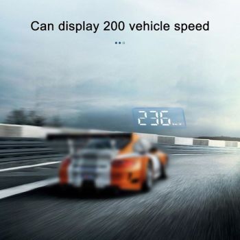 Head-Up Display, Universal GPS HUD for Car, Speedometer with USB Interface, Speed, Driving Direction, Overspeed, Error Code, Black Color