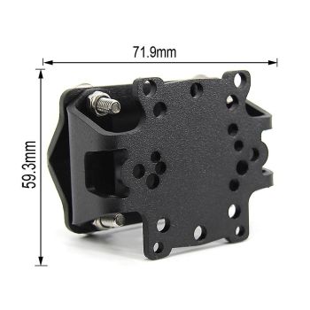 Motorcycle Navigation Bracket Mobile Phone Gps Plate Bracket Phone Holder For Tenere 700 Tenere 700, Metal material, Black Color