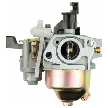 Carburetor with Fuel Hose Gasket, Compatible with Honda GX160 GX168F GX200 5.5HP 6.5HP, Plastic + Metal material, Silver Color