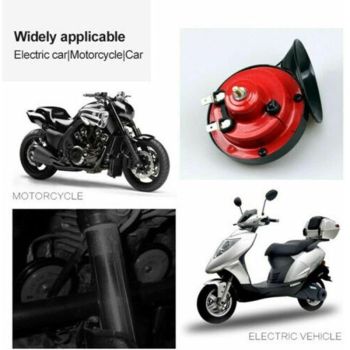 300DB Super Train Horn 12V Loud Electric Horn for Trucks SUV Car Boat and Motorcycles, ABS Material, Black Color