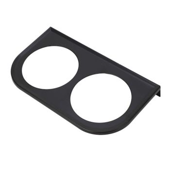 2-Hole Gauge Panel Gauge 2-1/16 Inch 52MM Universal Metal Car Gauge Mounting Dashboard Black, automotive replacement use, Black Color