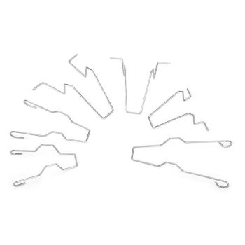 6x Headlight Retaining Clip Spring Bulb For H1/H3/H4/H7 5ZHSFULLKIT, Steel material, direct exterior replacement