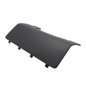 Towbar Cover & Clips for Rear Bumper, Replacement for Land Rover Discovery 3 & 4, Plastic material, direct exterior replacement, Black Color