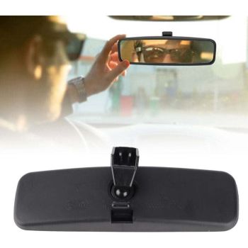 Car Interior Rearview Mirror for Peugeot 107 206 106, ABS Replacement Mirror, Direct Exterior Replacement, Black Color