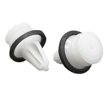 102540100A 60 pcs Door Trim Clips Fits Tesla Model XS Auveco 21169 Plastic, direct exterior replacement, Black/White Color Options