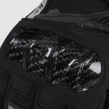 Motorcycle Gloves Breathable Full Finger Touch Screen Anti Slip Racing Gloves, Palm Width 8.5-9.0 cm