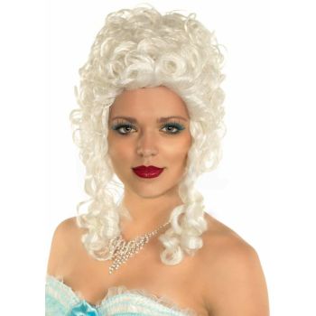Deluxe White Marie Antoinette Womens Costume Wig