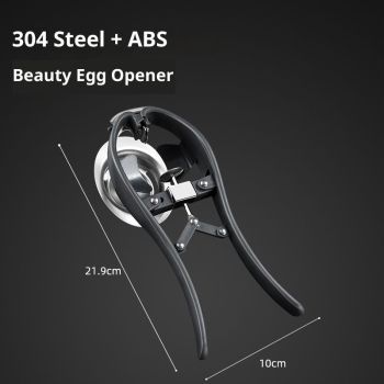 Stainless Steel Egg Separator Automatic Egg Cracker for Raw Egg White Separator Tool Handheld Egg Opener Easy Eggshell Cutter Creative Kitchen Gadget Tool