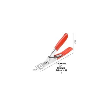 Nail Clippers Acrylic Nail Cutter Acrylic UV Gel False Nail Tips Edge U Clipper Cutter Manicure Tools Trimmers Nail Art Tools Acrylic Nail Clippers（red 2pcs）
