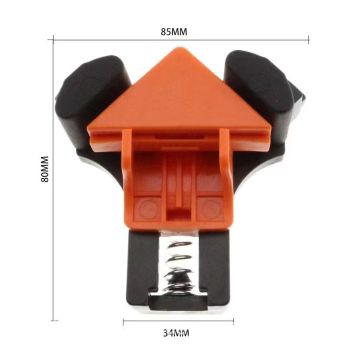 Corner Clamp for Woodworking - 90° Multi-Angle Adjustable Spring Clamps (4Pcs) - Woodworking & Photo Framing Tools, Gifts for Men/Dad/DIYers