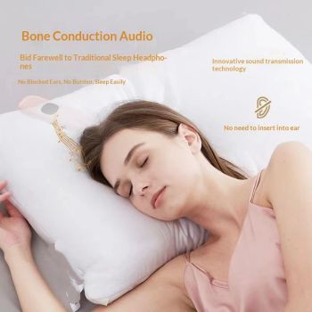 Under Pillow Speaker for Sleeping, Sleepbar Speakerr Under Pillow, White Noise Machine Audio Pillow Sleep Earphone, Mini Portable Sleep Speaker for Travel