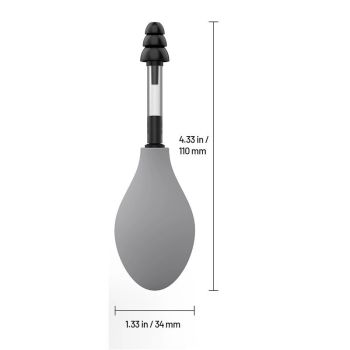 Ear Pressure Relief Device, Instant & Sustained Relief Migraine Ear, Instant Migraine and Headache Alleviation Through Targeted Inner Ear Stimulation (grey)