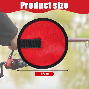 8 Pack Fishing Lure Covers Bait Gloves Lure Shield Wrap Fishing Hook Cover Easily See Bait Storage Protector Guard to Keep Fishermen Safe for  Rod（red）