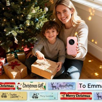 Label Maker Machine, D30 Portable Handheld Bluetooth Mini Label Printer, Multiple Templates Smartphone Thermal Small Label Maker for Kids School Items, Classroom Teacher Supplies, Easy to Use