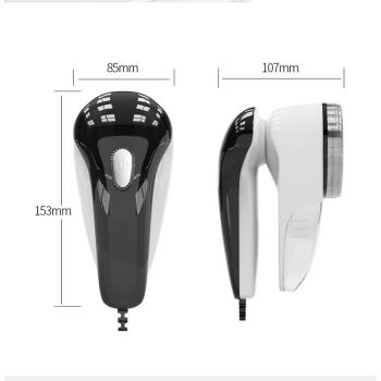 Washable Electric Fabric Shaver and Lint Remover, Rechargeable Sweater Defuzzer with 1 Free Extra Blades and brush, Quickly and Effectively Remove Fluff, Fuzz, Bobbles for Clothes, White