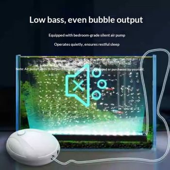 ​​​​​​​​​​​Submersible Aquarium Light,LED Aquarium Air Bubble Light,Color Changing Brightness Adjustable Timing Waterproof Remote Control Fish Tank Light Bar,Aquarium Light Bubbler Wall,26cm