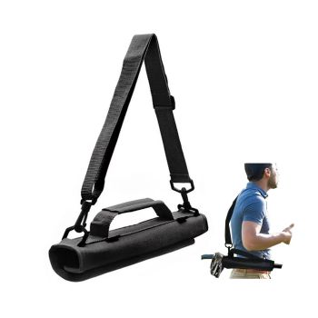 Lightweight Portable Golf Club Bag, Mini Sunday Bag for 54Clubs with Adjustable Shoulder Straps black 20.5*30.5cm