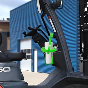 Gyroscope Cup Holder, 360 ° Rotatable No Spill Cup Holder, Gimbal Gyro Self Leveling Universal Drink Holder for Truck, Tractor, Bus Driver (Green)